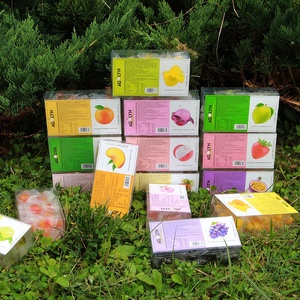 16 Permen <span class=keywords><strong>Gummy</strong></span> Rasa Buah dengan Tekstur Kupas untuk Camilan Segar Permen <span class=keywords><strong>Gummy</strong></span> Manis yang Dapat Dikupas - Product Image 1