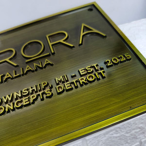 <span class=keywords><strong>Plaque</strong></span> commémorative extérieure personnalisée en bronze, <span class=keywords><strong>plaque</strong></span> en aluminium gravée, <span class=keywords><strong>plaque</strong></span> funéraire en laiton et bronze, marqueur de tombe - Product Image 3