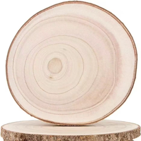 Copeaux de bois antiques de 3 à 12 pouces, élément décoratif naturel de taille moyenne, artisanat du bois central, boîtes en bois, signes muraux, peuplier paulownia