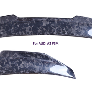 Aileron arrière de coffre en fibre de carbone véritable style PSM pour A3 S3 RS3 8V 2013-2020 - Product Image 3