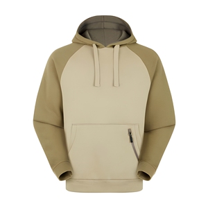 Pull-over pour homme, couleur unie, décontracté, en coton French Terry, coupe classique, pour l'hiver - Product Image 1