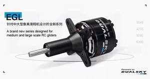 Dualsky XM5060EGL 400KV 2160W Battery-Powered Brushless Motor Compatibe With Air 2 for Large Scale <strong>RC</strong> <strong>Model</strong> Gliders and Drone
