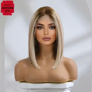 Perruques Lace front wig Remy à Double reflet, perruques Lace wig transparentes sans colle, cheveux humains 100% naturels vierges bruts, bon marché