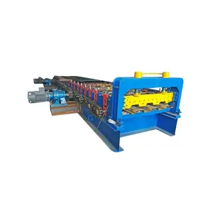 Floor Tile Roll Forming Making Machine For Steel Structure Construction