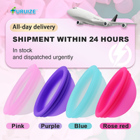 Disque menstruel classique Furuize OEM de haute qualité, 100 % silicone de qualité médicale, disque menstruel réutilisable, disque menstruel souple