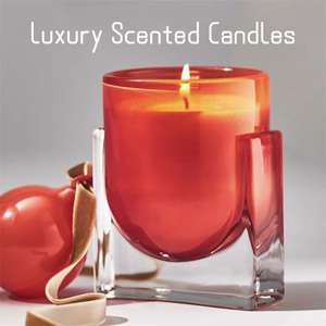 Venta caliente nuevo diseño <span class=keywords><strong>de</strong></span> lujo logotipo personalizado etiqueta privada decoración del hogar <span class=keywords><strong>velas</strong></span> perfumadas <span class=keywords><strong>Vasos</strong></span> - Product Image 2