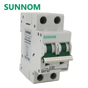 Disjuntor para sistema solar, alta qualidade SN7-63 2p 32a 800v para sistema solar mcb com ce certificado min dc disjuntor em miniatura