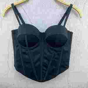 Summer Tight Ladies Trendy Stylish Bustier Basic Vintage Mesh Corset <b>Bra</b> Vest - Product Image 2