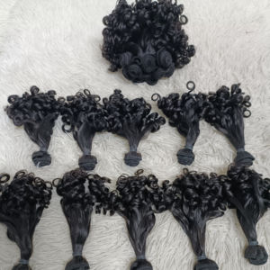 Letsfly - Extensiones de Cabello Humano Natural al por Mayor, Cabello Rizado Suelto Tipo Rosa, 12 Pulgadas, 20 Gramos/unidad, Paquetes de Cabello Brasileño Remy - Product Image 1