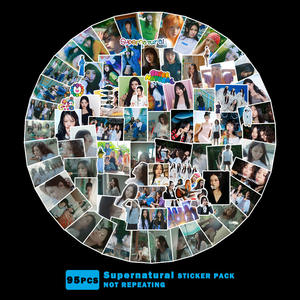 <span class=keywords><strong>Pegatinas</strong></span> Decorativas para Equipaje de Papel con Diseño de Ídolos de KPOP, 95 Piezas/Juego, NEWJS Hanni HOW SWEET - Product Image 6