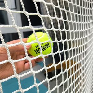 <span class=keywords><strong>Malla</strong></span> <span class=keywords><strong>de</strong></span> seguridad deportiva sin nudos, blanca, resistente a los rayos UV, para entrenamiento <span class=keywords><strong>de</strong></span> fútbol, golf y cercas <span class=keywords><strong>de</strong></span> canchas. - Product Image 4