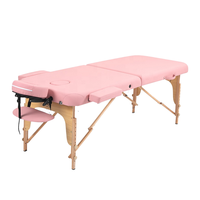 Table de massage portable moderne SW en similicuir, chaise électrique pliable pour salle de sport, clinique et spa