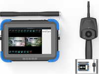 Caméra d'inspection vidéo d'endoscope portable avec fonction de mesure 3D, tête articulée Joytick pour moteur d'automobile d'avion