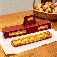 Fabrieksleverancier van papieren dozen met venster voor brood, gebak en bakkerijverpakkingen, geschikt voor presentatie.