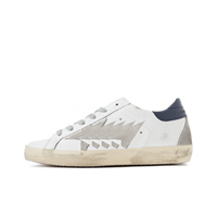 Baskets de marche rétro de luxe pour femme, en cuir véritable, à lacets, semelle intermédiaire légère en EVA, toutes saisons, bout blanc