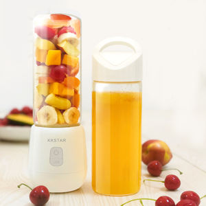 <span class=keywords><strong>Frullatore</strong></span> Portatile USB da 400 ml, <span class=keywords><strong>Mini</strong></span> <span class=keywords><strong>Frullatore</strong></span> Tascabile per Frullati Quotidiani Kkstar Milik con 4 Lame e Due Bottiglie, Vendita Calda 2020 - Product Image 1