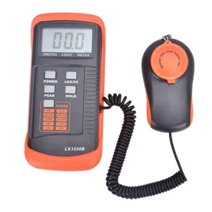 LX1330B Digitaler Lichtmeter 0,1 ~ 200 Lux Dengan Daten Tahan Dan Fungsi Membaca Terus Puncak neu