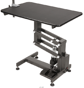 YSH Veterinary, mesa de aseo negra, fácil de limpiar, Mesa Cuadrada para cortar pelo de gatos y perros, mesa de aseo de elevación Simple - Product Image 3