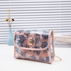 Phụ nữ sân vận động được phê duyệt rõ ràng Crossbody ví túi da bên trong túi buổi hòa nhạc trò chơi ngày rõ ràng PVC Vai Túi thiết lập - Product Image 4