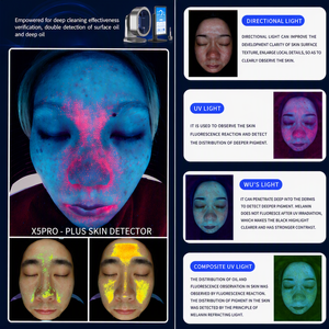 Analyseur de peau 3D professionnel, écran tactile, imagerie multispectrale pour salon de beauté, analyseur de peau facial AI - Product Image 2
