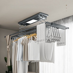 Máquina eléctrica inteligente para secar ropa en el balcón, tendedero automático con elevación eléctrica. - Product Image 4