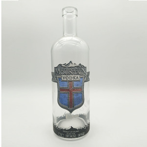 Bouteilles de <span class=keywords><strong>vodka</strong></span> russes vides en verre givré blanc, <span class=keywords><strong>prix</strong></span> bas, 700 ml, 1000 ml, 750 ml, grossiste - Product Image 6