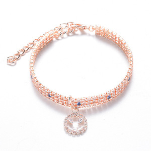 Top Sale Kristallen Ketting Smile <span class=keywords><strong>Face</strong></span> Zirkoon Drie Rij Strass Hond Halsband - Product Image 3