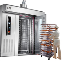 Four de Boulangerie Conventionnel à Convection Rotatif pour la Cuisson, Nouveau Produit, Four Professionnel OEM, Fournisseur Or, Prix Bas, Modèles 16/18 T-Ventilateurs