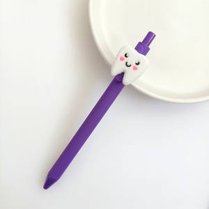 Novedad, bolígrafo de enfermera de dibujos animados, bolígrafo multicolor con pegamento de dientes suaves de dibujos animados para enfermería, regalos de agradecimiento al <span class=keywords><strong>dentista</strong></span> - Product Image 6