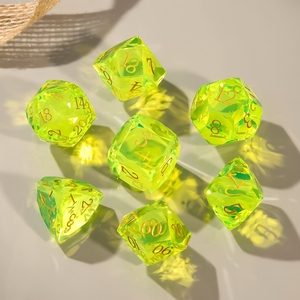 Wholesale Natural Gemstone <b>Dice</b> D&d Engraved DND Gem <b>Dice</b> Handmade Stone Polyhedral <b>Dice</b> <b>Set</b> for Tabletop Games - Product Image 6