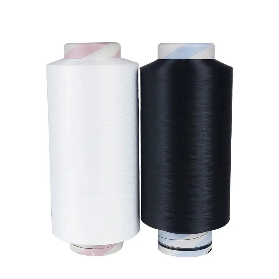 Custom Raw White Yarn Sewing Thread/Viscose /Spandex/ Acrylic /Nylon/ Metallic / Yarn 300d/96f Filament Polyester Yarn