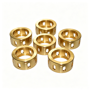 ชิ้นส่วนทองเหลืองกลึงกัด CNC แบบกำหนดเองสำหรับงาน OEM ชิ้นส่วนทองเหลืองกลวงสำหรับบูช ปลอกทองแดงความแม่นยำสูงสำหรับงานกลึง - Product Image 6
