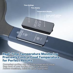 Padella Smart in Alluminio per Bistecche, Antiaderente, per Uova, con Fondo Piatto Composito, Wok Universale per Piani a Induzione - Product Image 4