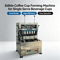 Machine automatique pour la fabrication de gaufres, coupes de crème glacée, biscuits, cônes à pizza et biscuits comestibles