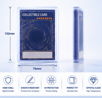 Porte-cartes magnétique One Touch 3x4 pouces, carton 35PT résistant aux UV, pour cartes de jeu, cartes TCG, cartes sportives, étui de protection et de présentation