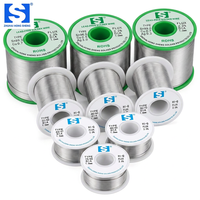 Fil de soudure à cœur de colophane Sn63/Pb37 (étain-plomb) OEM/ODM direct usine, 2% de flux, 100g-1kg, pour réparation électronique de circuits imprimés (PCB)