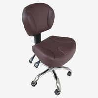 Chaise de salon de manucure moderne Offre Spéciale tabouret dentaire avec dossier chaise avec tabouret de dentiste tabouret de chaise de dentiste ergonomique en PU pour bureau