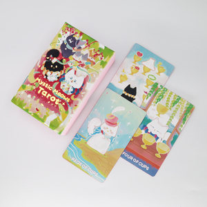 Baraja de Tarot de Papel Personalizada, Diseño Personalizado, Cartas de Tarot de Adivinación Predictiva de Doble Cara para Vendedores de Adivinación - Product Image 1