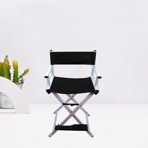 Hochwertiger, professioneller, moderner, faltbarer Massagesessel aus massivem Aluminiumlegierung mit Rückenlehne für Outdoor, Make-up, Freizeit und Premium-Direktoren. - Product Image 5