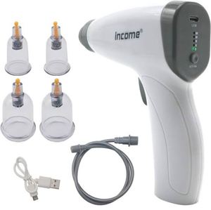 伝統的な中国医学USBチャージ真空カッピング治療機<span class=keywords><strong>Hijama</strong></span>カップマシン電気カッピングポンプ - Product Image 1