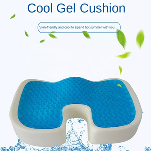 Hot Sale Gel Enhanced Sitzkissen Rutsch festes ortho pä disches Gel Memory Foam Steißbein kissen Wasserdichtes Sitzkissen - Product Image 5