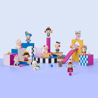 Popmart HACIPUPU Série Machine à Retourner le Temps Figurines PVC Boîtes Mystères Aléatoires 12 Boîtes/Ensemble Échelle 1/100 30cm Jouets Mignons et Tendance
