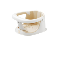 Chaise de bain et siège de douche réglables en PP souple pour bébé avec ventouses pour utilisation sur les toilettes, baignoire sécurisée pour le lavage des cheveux des enfants