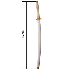 Épée <span class=keywords><strong>Demon</strong></span> <span class=keywords><strong>Slayer</strong></span> en métal véritable, <span class=keywords><strong>katana</strong></span> de cosplay d'anime avec texture originale - Product Image 2
