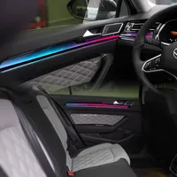 Kit d'éclairage ambiant dynamique OEM pour Volkswagen Passat B8 2015-2024, éclairage LED intérieur RGB, contrôle par écran, application, OBD