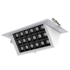 Đèn <span class=keywords><strong>Led</strong></span> Âm Trần Thạch Cao Có Thể Điều Chỉnh Độ Sáng Tùy Chỉnh Đèn <span class=keywords><strong>Led</strong></span> Âm Trần Âm Trần Hình Vuông Đôi Đèn Thương Mại Dự Án Ip44 - Product Image 1