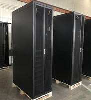 Baie de serveur 19U robuste en acier épaissi avec porte verrouillable et panneaux ventilés