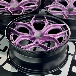 ล้อฟอร์จ 2 ชิ้น ขนาด 18 19 20 21 22 23 นิ้ว 5x112 5x114.3 5x120 สำหรับ BMW Audi Mercedes ล้ออัลลอยด์แบบสั่งทำพิเศษสำหรับรถแข่ง - Product Image 1