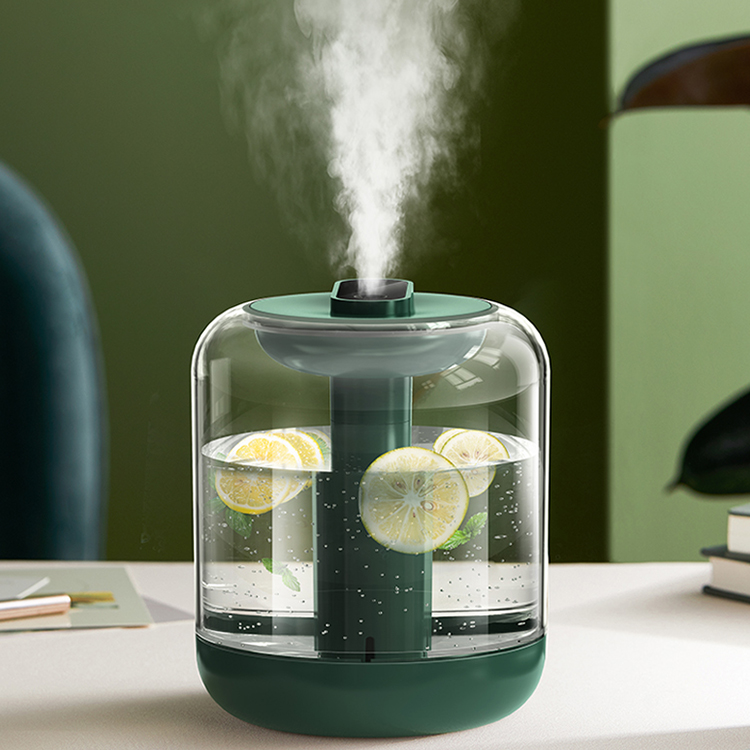 充電式2000mAhバッテリー卓上加湿器1L容量ポータブル超音波