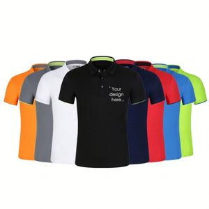 เสื้อโปโลคอวี แขนสั้น ยืดหยุ่นได้ สไตล์ลำลองสำหรับธุรกิจ รุ่นใหม่ประจำปี 2026 สำหรับผู้ชาย - Product Image 1